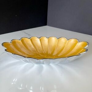 Saffron Oval Bowl by Julia Knight